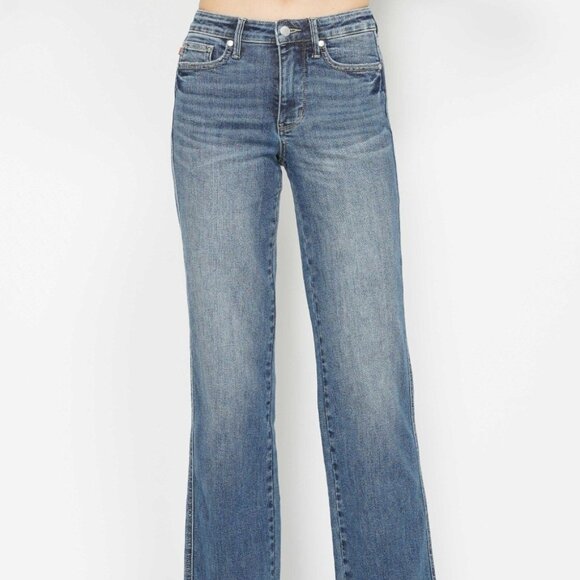 Judy Blue Denim - NWT Judy Blue Full Size Tummy Control Straight Jeans